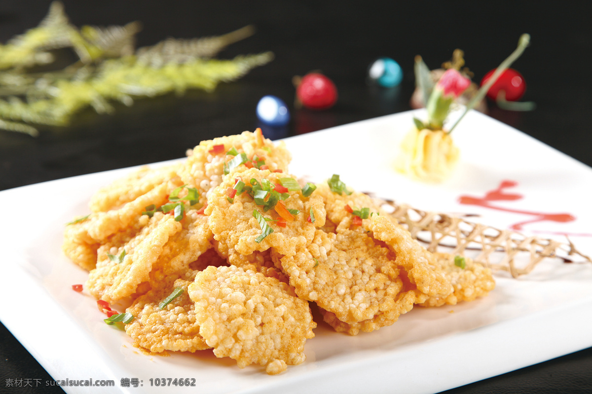 蛋黄焗锅巴 美食 传统美食 餐饮美食 高清菜谱用图