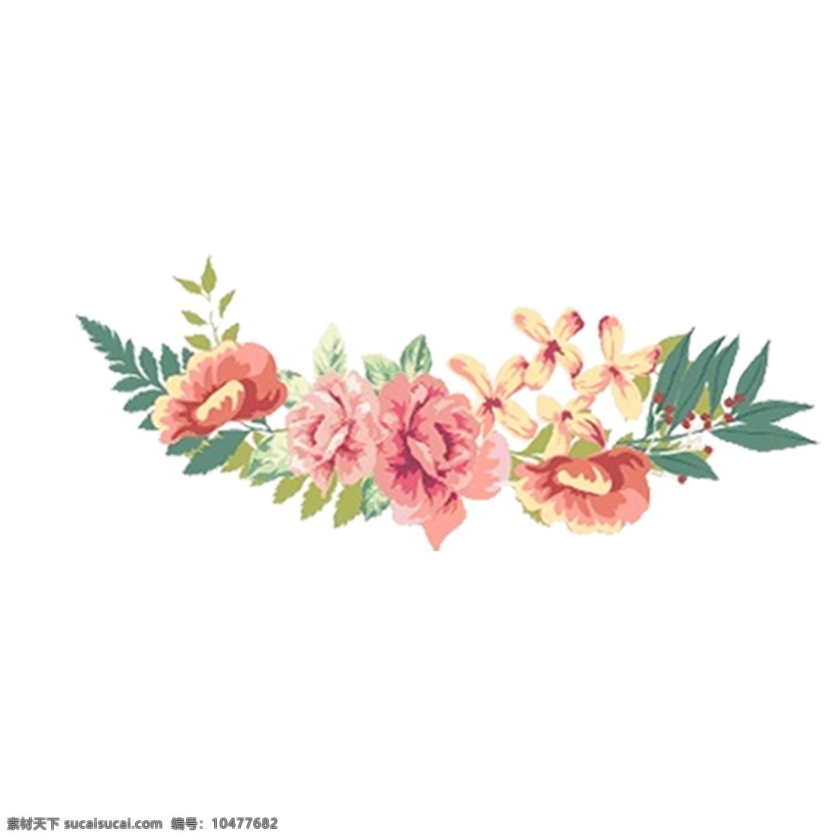 母亲节 绿色 粉色 红色 装饰 花朵 唯美 自然 清新 免 扣 好看 免扣 手帐装饰 花草装饰