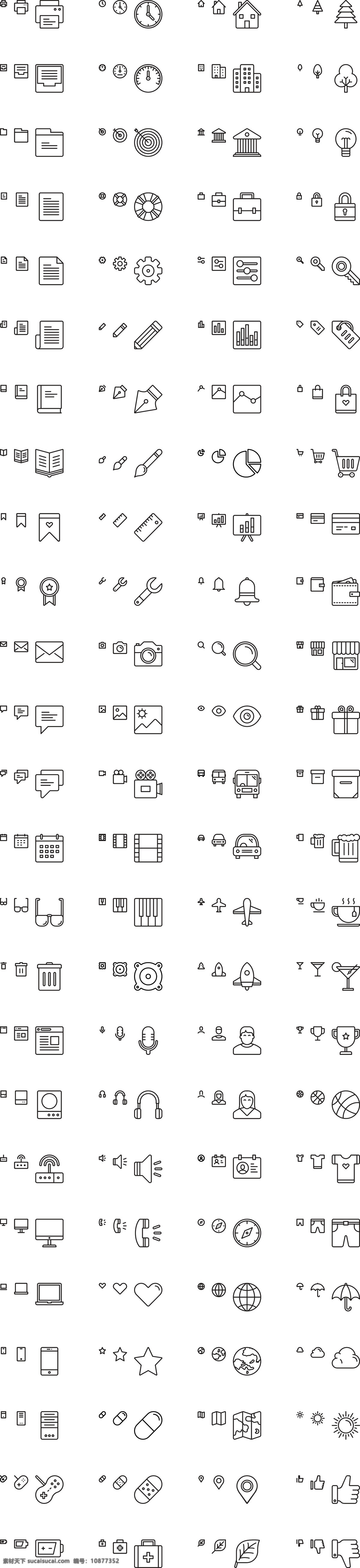 线性图标 cd icons 分层 web图标 剪影 按钮 办公 迷你图标 单色图标 图标设计 线性 红色