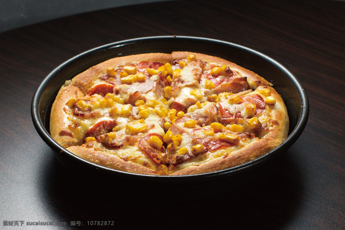 经典培根披萨 比萨 超大图披萨 15寸 西餐 美食 pizza 餐饮美食 西餐美食