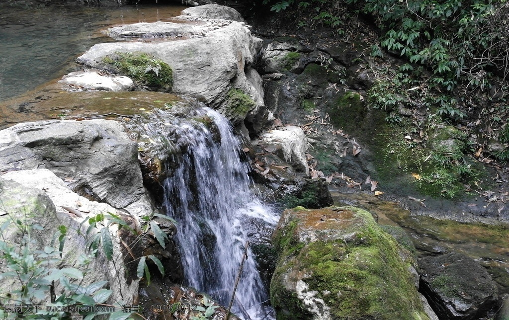 黑山谷小瀑布 重庆 万盛 黑山谷 奥陶纪 地质 公园 4a景区 冬季 小瀑布 岩石 植物 国内旅游 旅游摄影