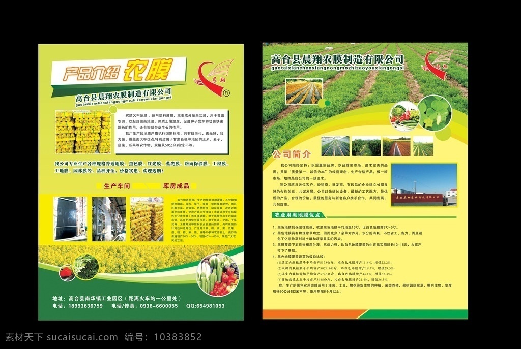 农膜单页设计 农膜 单页 绿色 健康 彩页