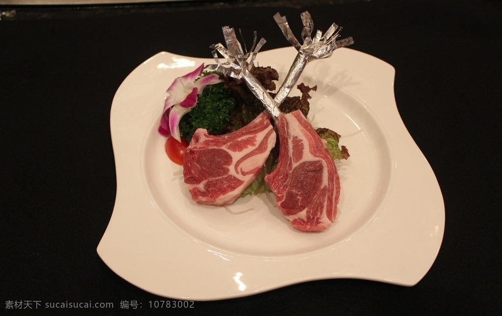 法式羊排 羊排 羊肉 生羊肉 美食 西餐 餐饮 西餐美食 餐饮美食