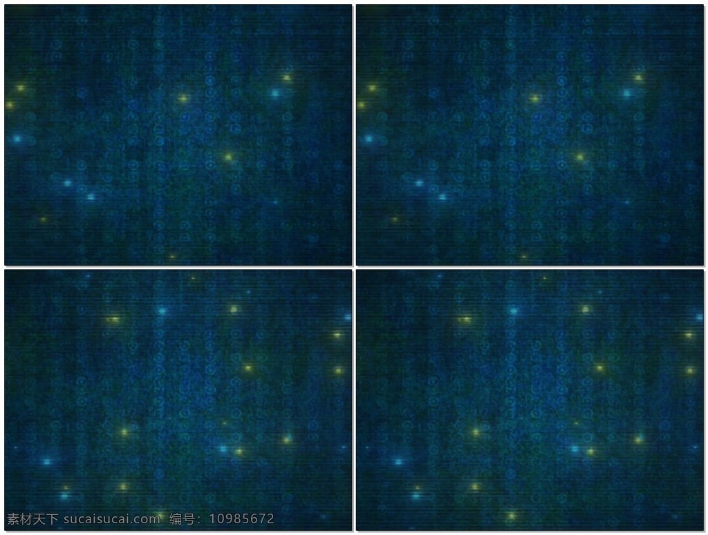 蓝色 光点 背景 视频 星空 银河 巴洛克 视频素材