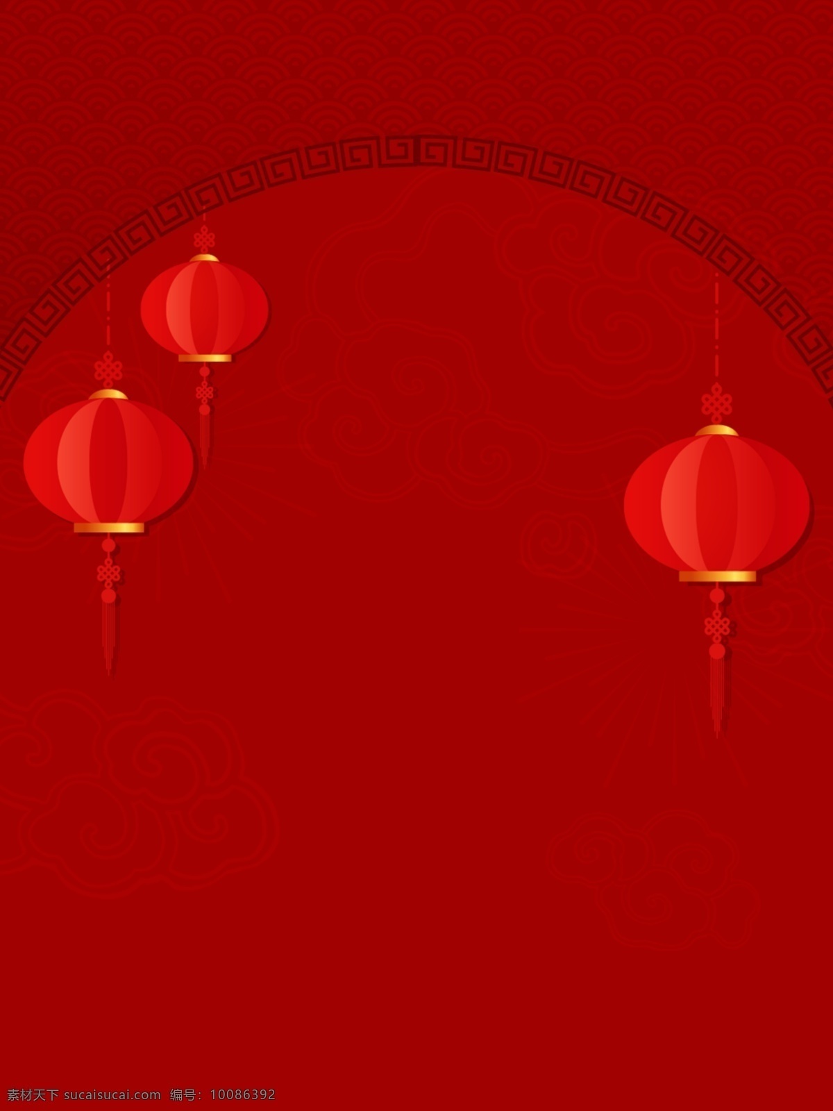红色 简约 新年 大红 灯笼 背景 喜庆 大红灯笼 底纹背景 中国风