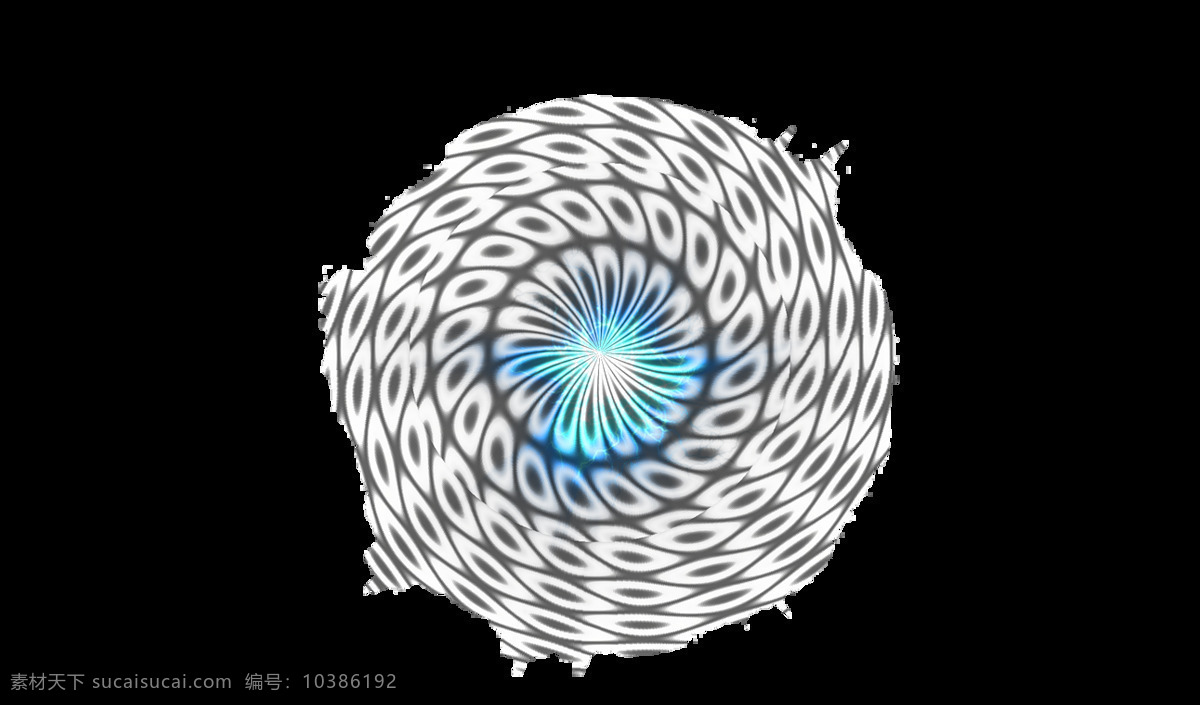 卡通 蓝色 旋转 圆环 元素 png元素 免抠元素 透明素材 圆圈