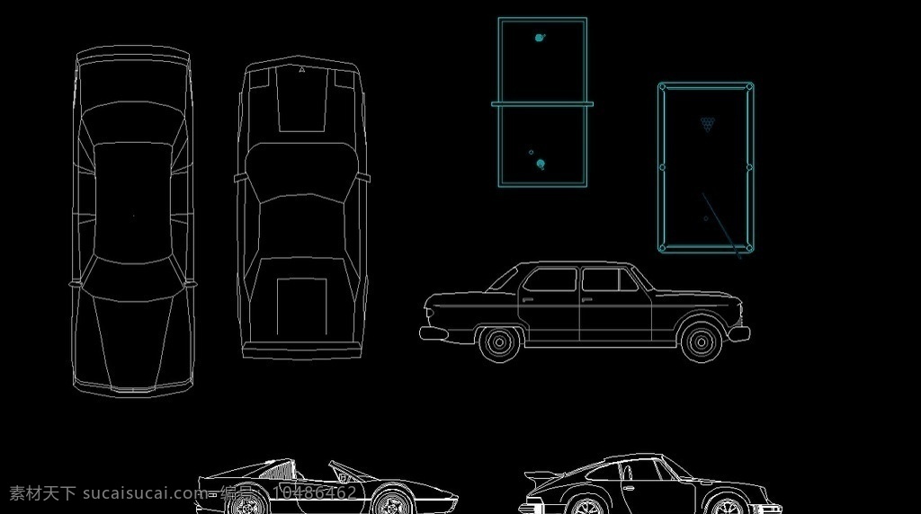 小车 cad 模型 cad总图库 平面图图库 设计图库 软床立面 柜子 立面 综合 cad图库 综合图库 cad素材 小车立面图库 小车平面图库 桌球平面图 室内设计 环境设计 dwg