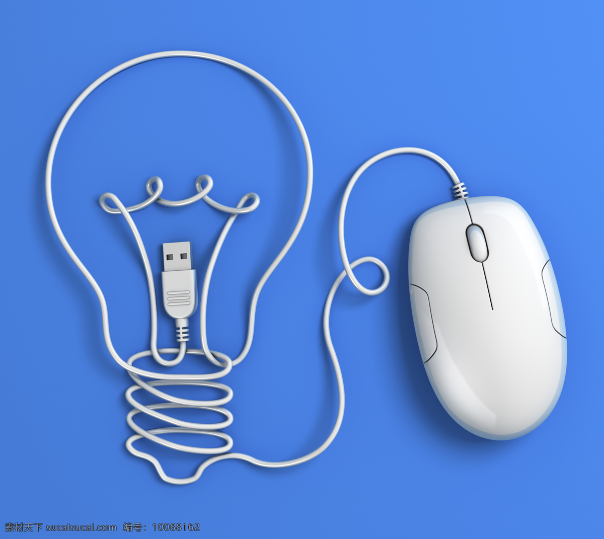 电灯泡 鼠标 节能环保 usb数据线 电脑数码 生活百科