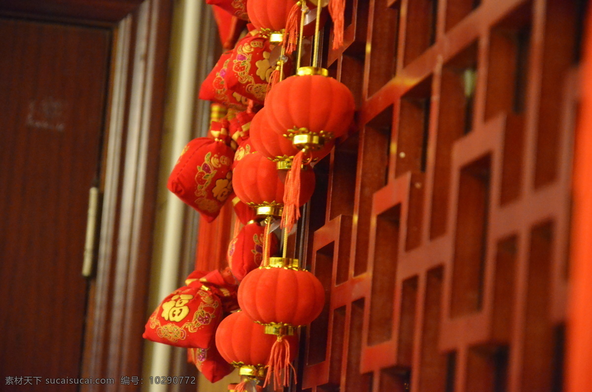 春节素材 春节 过年 元旦 背景 红色 福字 灯笼 装饰 布置 装扮 欢乐 喜庆 2018 传统 节日