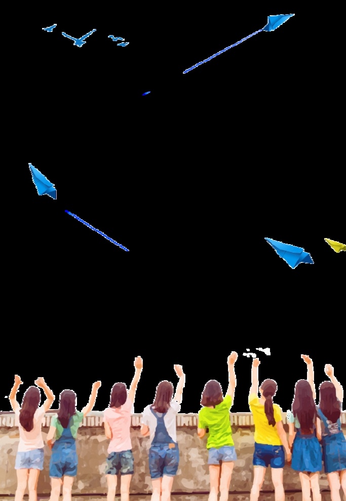 创意 青春 毕业 季 少女 插画 免 抠 创意青春 少女插画 免抠 毕业季 字体设计 学校毕业 博士帽 海报设计素材 同学录素材 电商 同学录 分层 背景素材