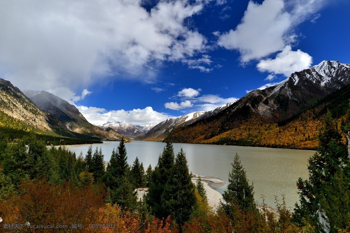 西藏 拉萨河 风景