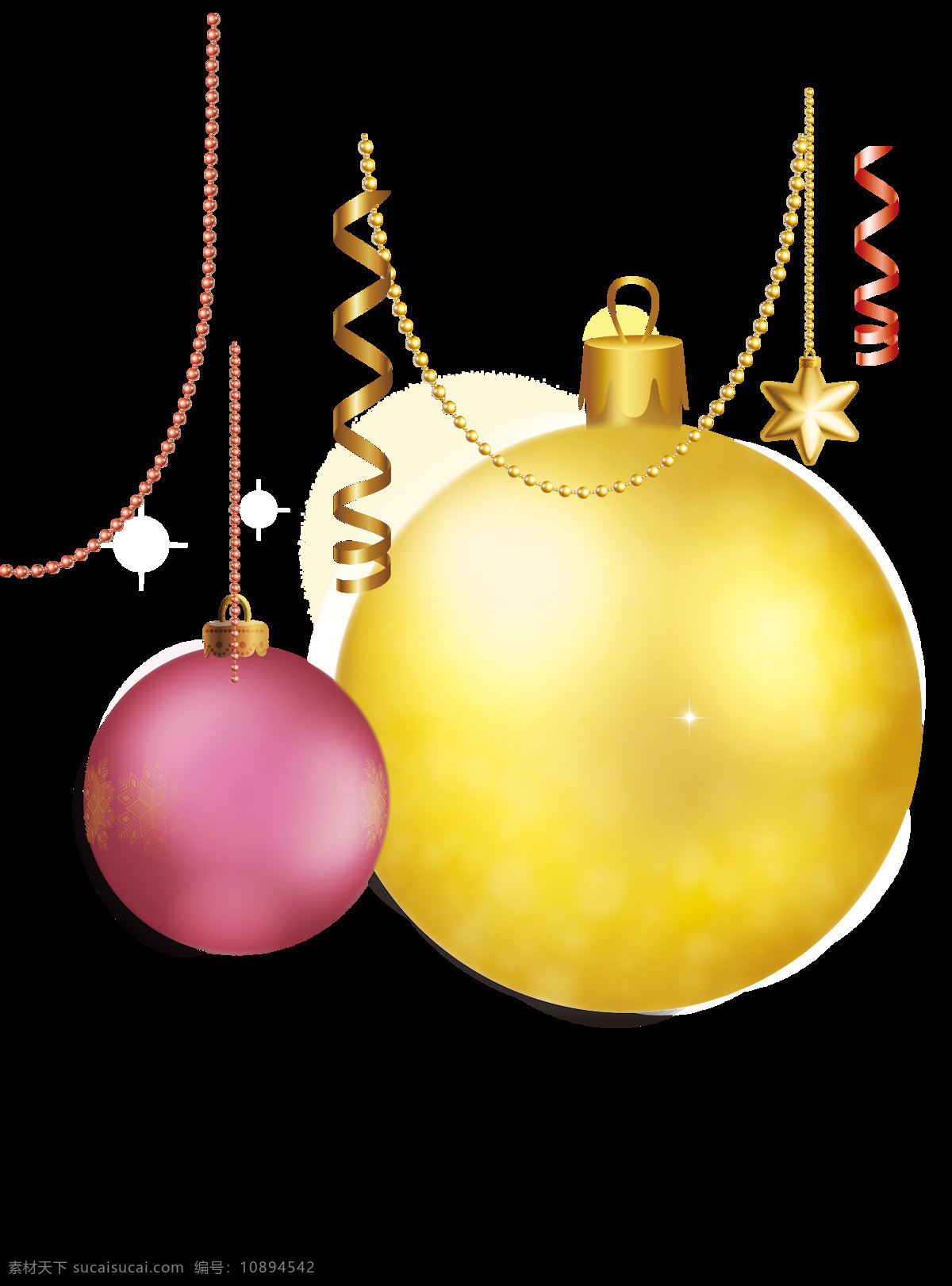 卡通 圣诞节 球形 简约 吊 缀 装饰 吊缀 铃铛 飘带 圣诞球 装饰球 彩球