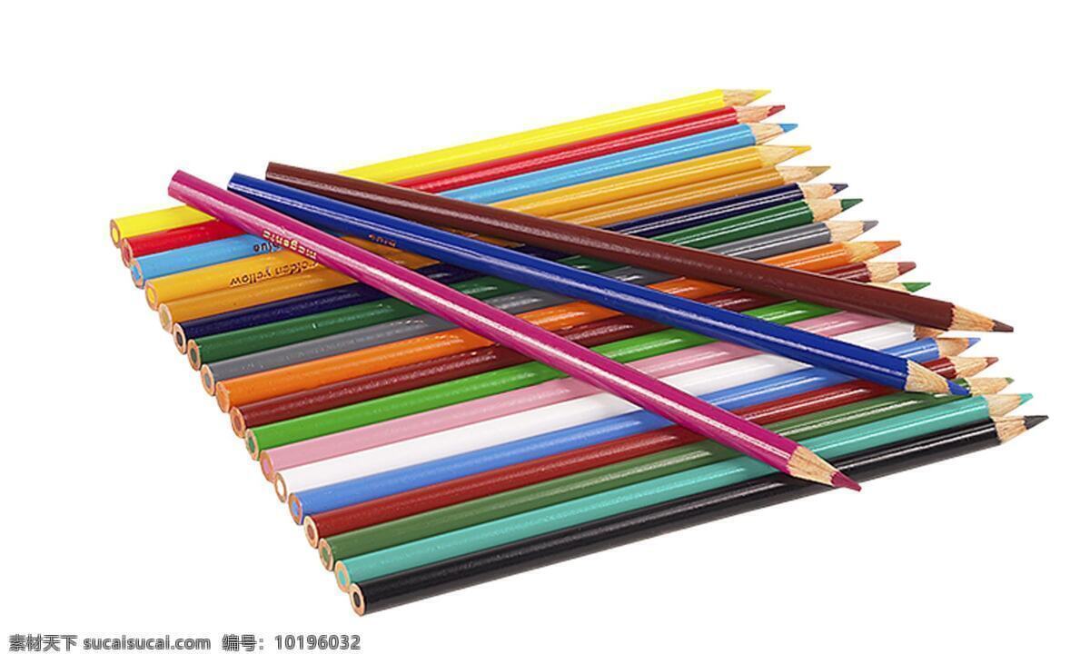 堆 彩色 铅笔 笔 绘画笔 彩色铅笔 文具 学习用品 办公学习 生活百科