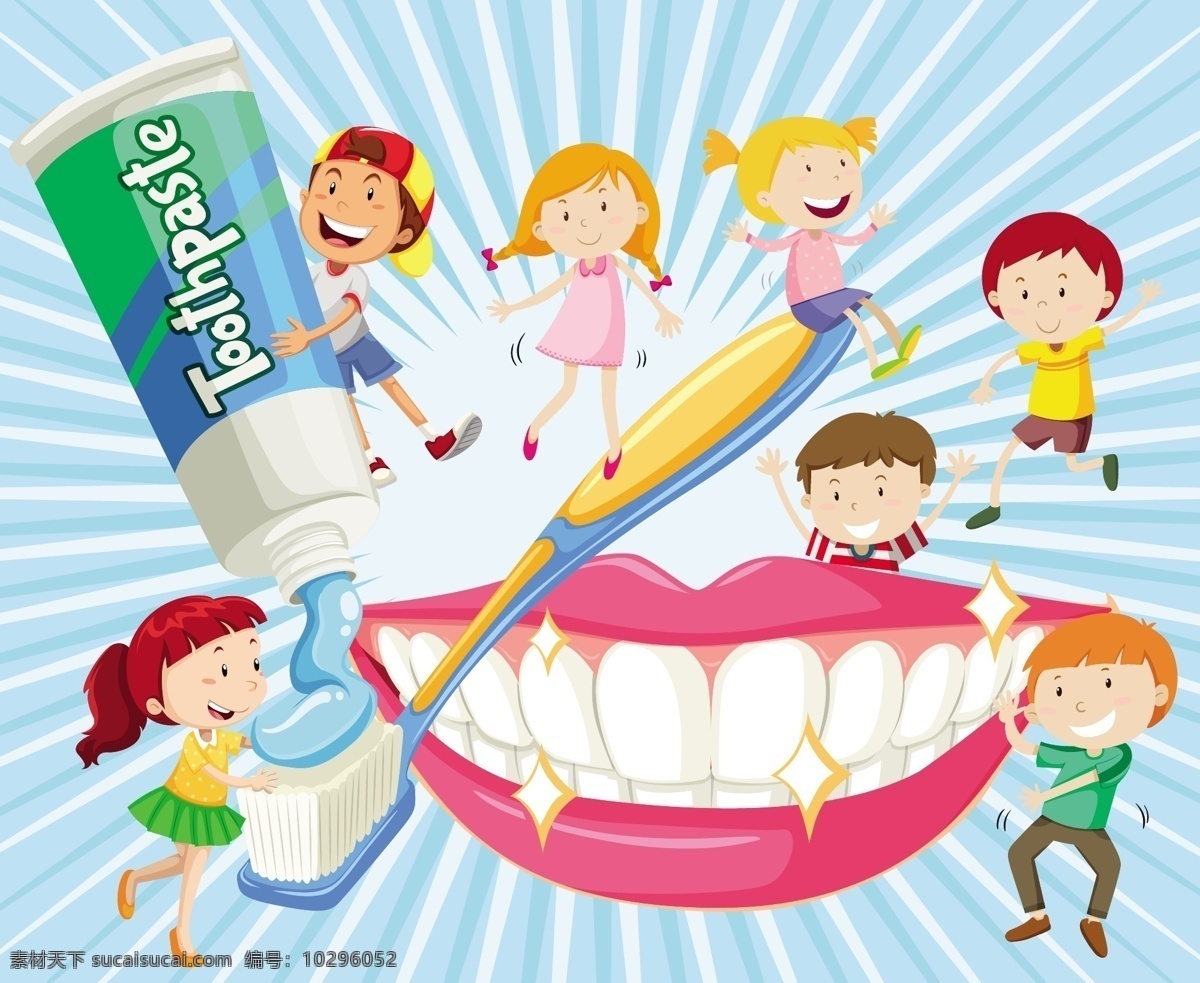 卡 通用 牙刷 刷牙 儿童 卡通 女孩 牙齿 男孩 健康 牙膏 卫生 动漫动画 动漫人物