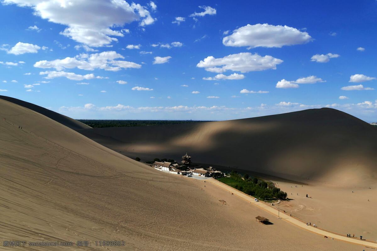 甘肃 鸣沙山 风景