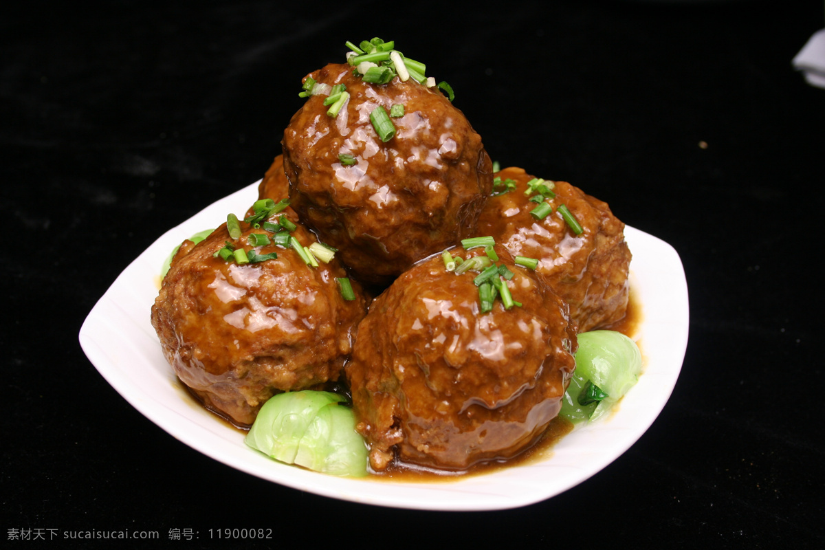 红烧丸子 美食 传统美食 餐饮美食 高清菜谱用图