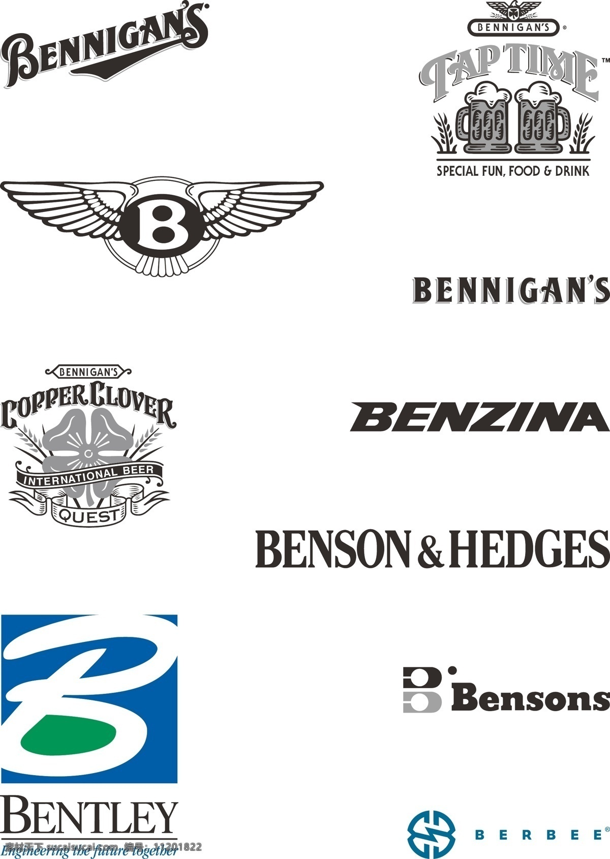 logo 标识标志图标 标志 翅膀 企业 矢量图库 benibenz 开头 beni benz psd源文件 logo设计