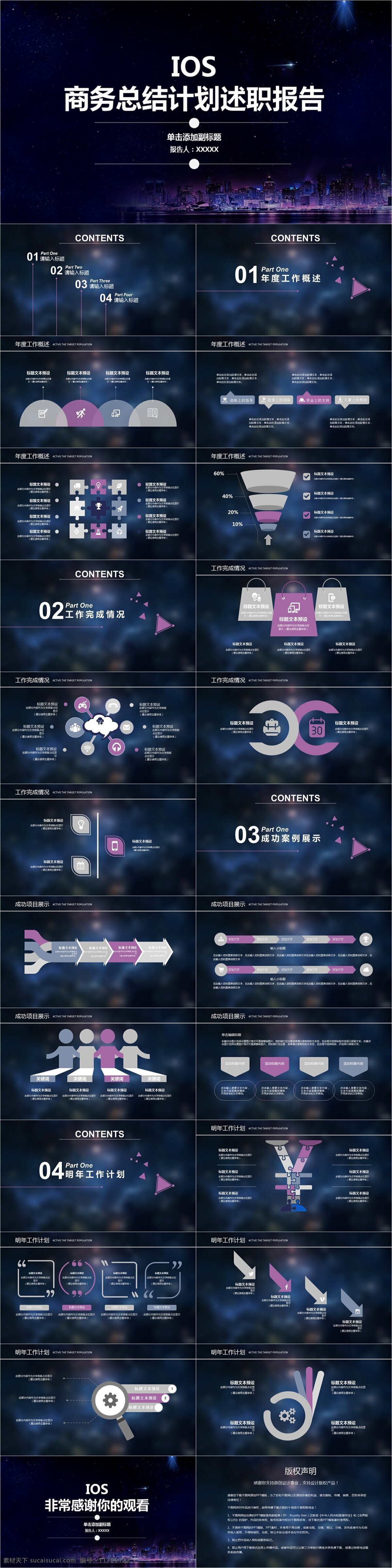 大气 商务 总结 计划 述职 工作总结 年度总结 工作汇报 计划总结