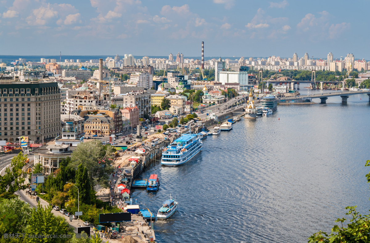 基辅 河 岸边 风景图片 乌克兰风光 游轮 轮船 乌克兰首都 城市风景 城市风光 美丽风景 风景摄影 美丽景色 旅游景点 环境家居 黑色
