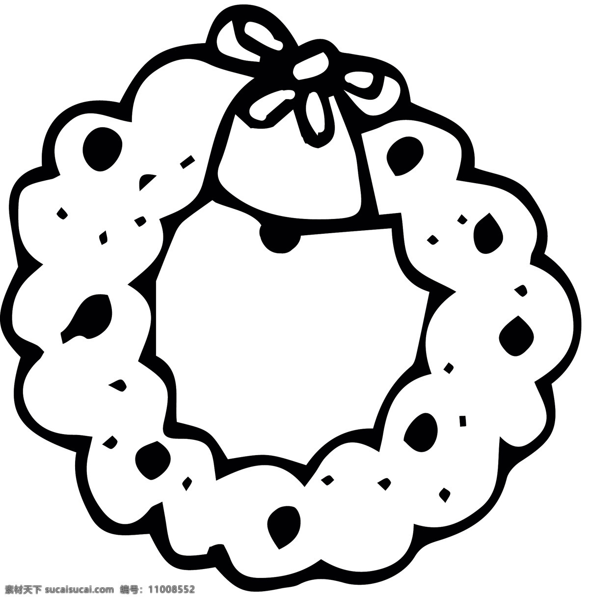 简约 手绘 icon 图标 扁平 单色 多色 精美 可爱 商务 圆润 立体 涂鸦 圣诞帽 圣诞树