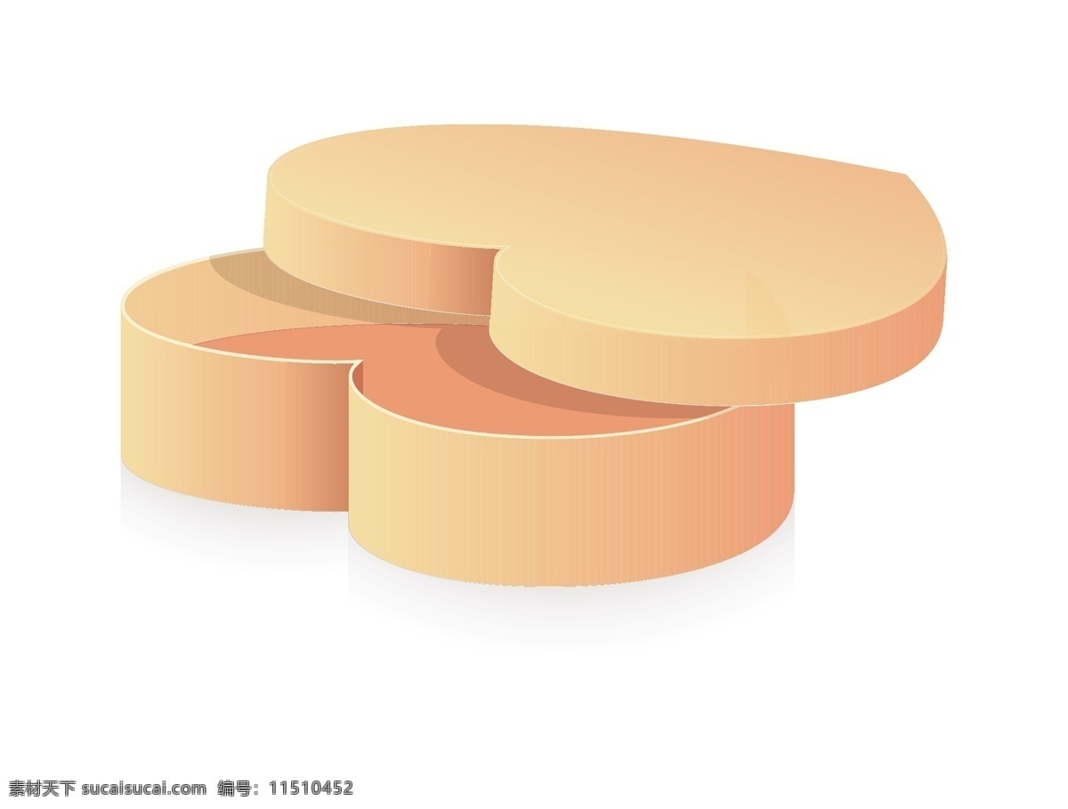心 礼物 盒 向量 矢量图 日常生活