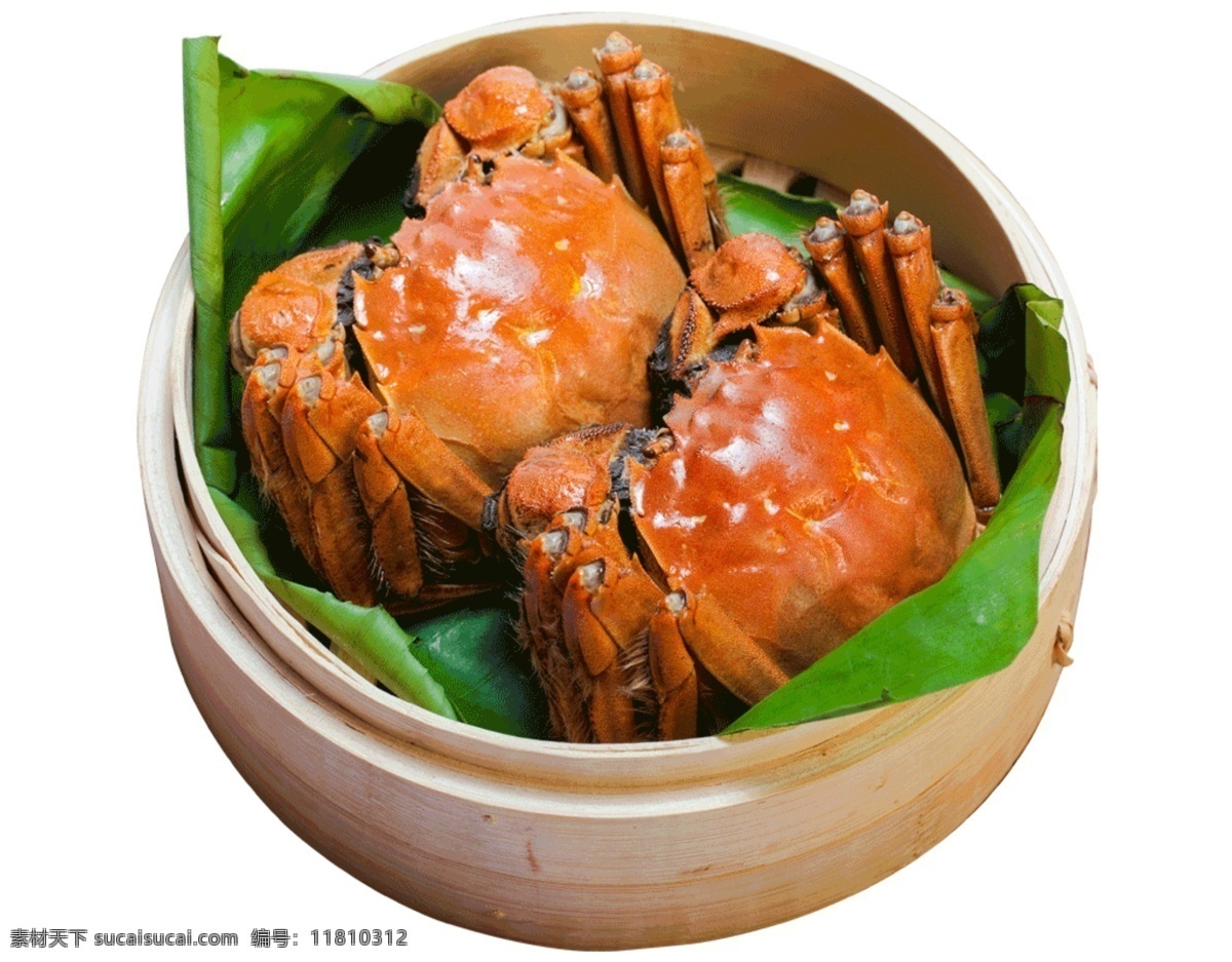 蒸笼 螃蟹 美味 食物 动物 河蟹 蟹黄 餐饮