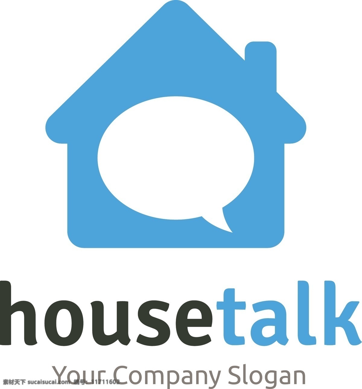 房屋 形状 标志 模板 商业 抽象 蓝色 营销 颜色 气泡 企业 公司 品牌 现代 身份 言论 标志类型