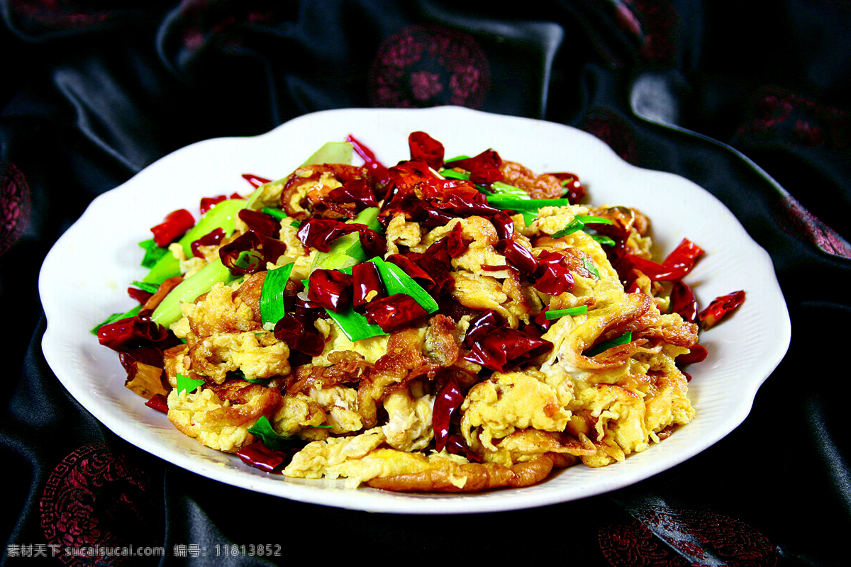 干椒炒鸭蛋 干椒炒鸭鸡蛋 辣椒炒鸡蛋 辣椒炒鸭蛋 炒鸭蛋 干辣椒炒蛋 传统美食 餐饮美食