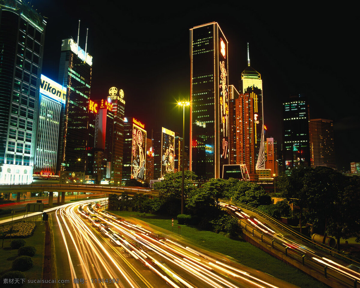 香港 维多利亚港 夜景 建筑摄影 建筑园林