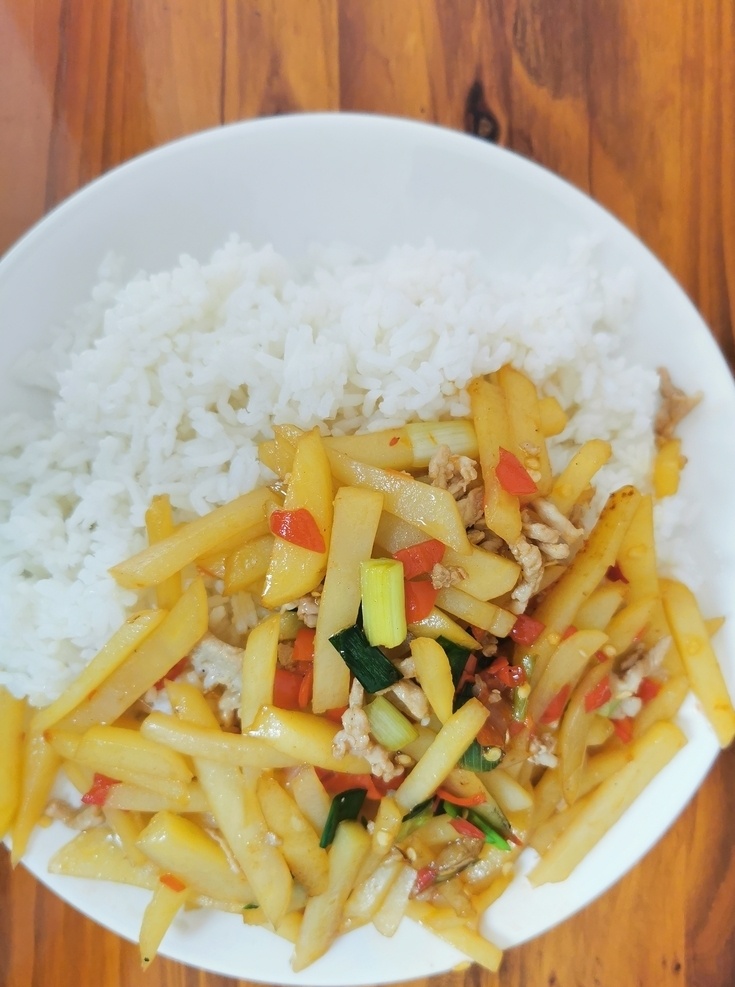 盖浇饭 套餐 农家菜 土豆肉丝盖饭 套餐盖饭 餐饮美食 传统美食