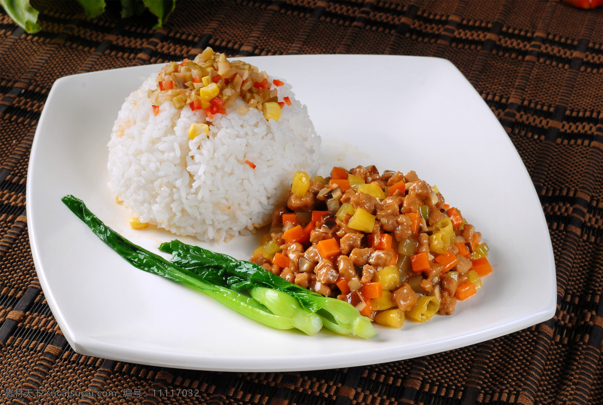五彩鸭米套饭 美食 传统美食 餐饮美食 高清菜谱用图