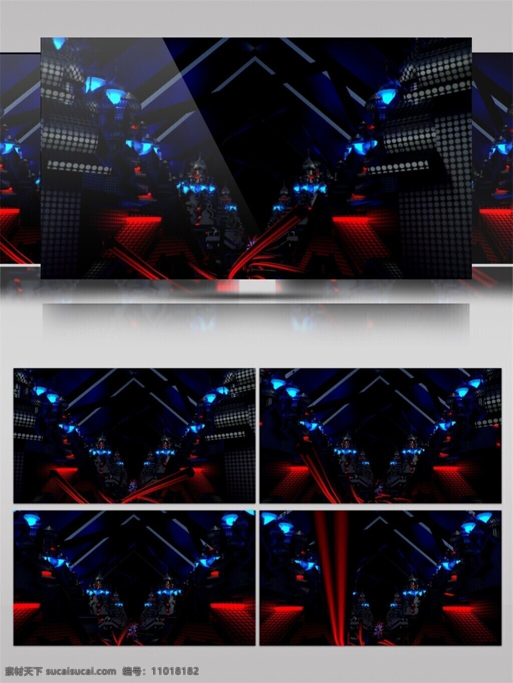 红蓝 光线 科技 感 视频 光芒穿梭 特效视频素材 背景视频素材 红色 蓝色