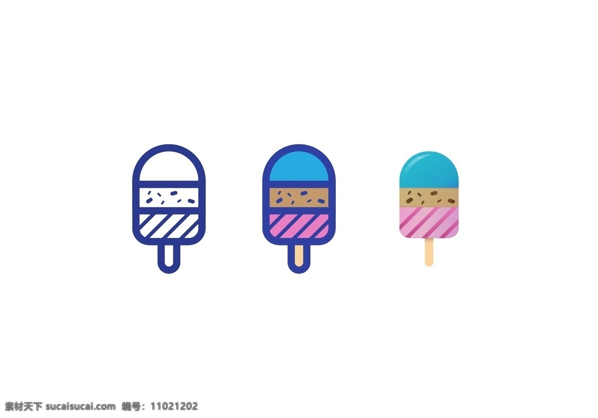 可爱 冰淇凌 图标 雪糕 冰棒 手绘雪糕 矢量素材 手绘食物 食物 美食 矢量雪糕 雪糕图标 手绘冰淇凌 冰淇凌图标