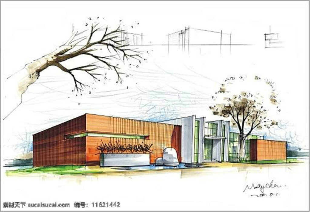 建筑 效果图 手绘图 平面图 城堡 建筑施工图 建筑平面图 建筑效果图 城市建筑 标志建筑 别墅