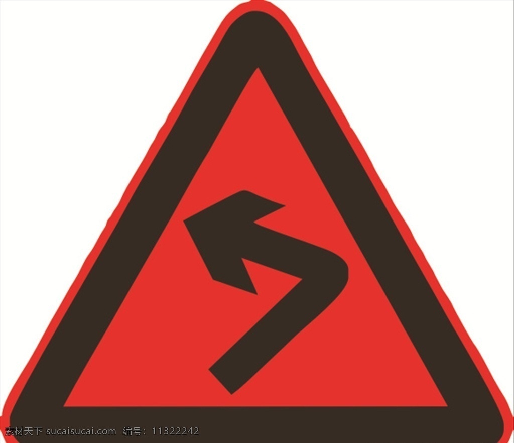 左转弯标识 左转标志 左转弯标志 左转标识 指示牌 交通类标志 指示 指路