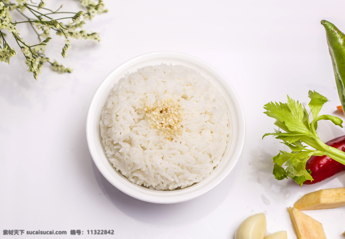高档白米饭 白米 米 米饭 饭 菜 菜图 精品菜 餐饮美食 传统美食