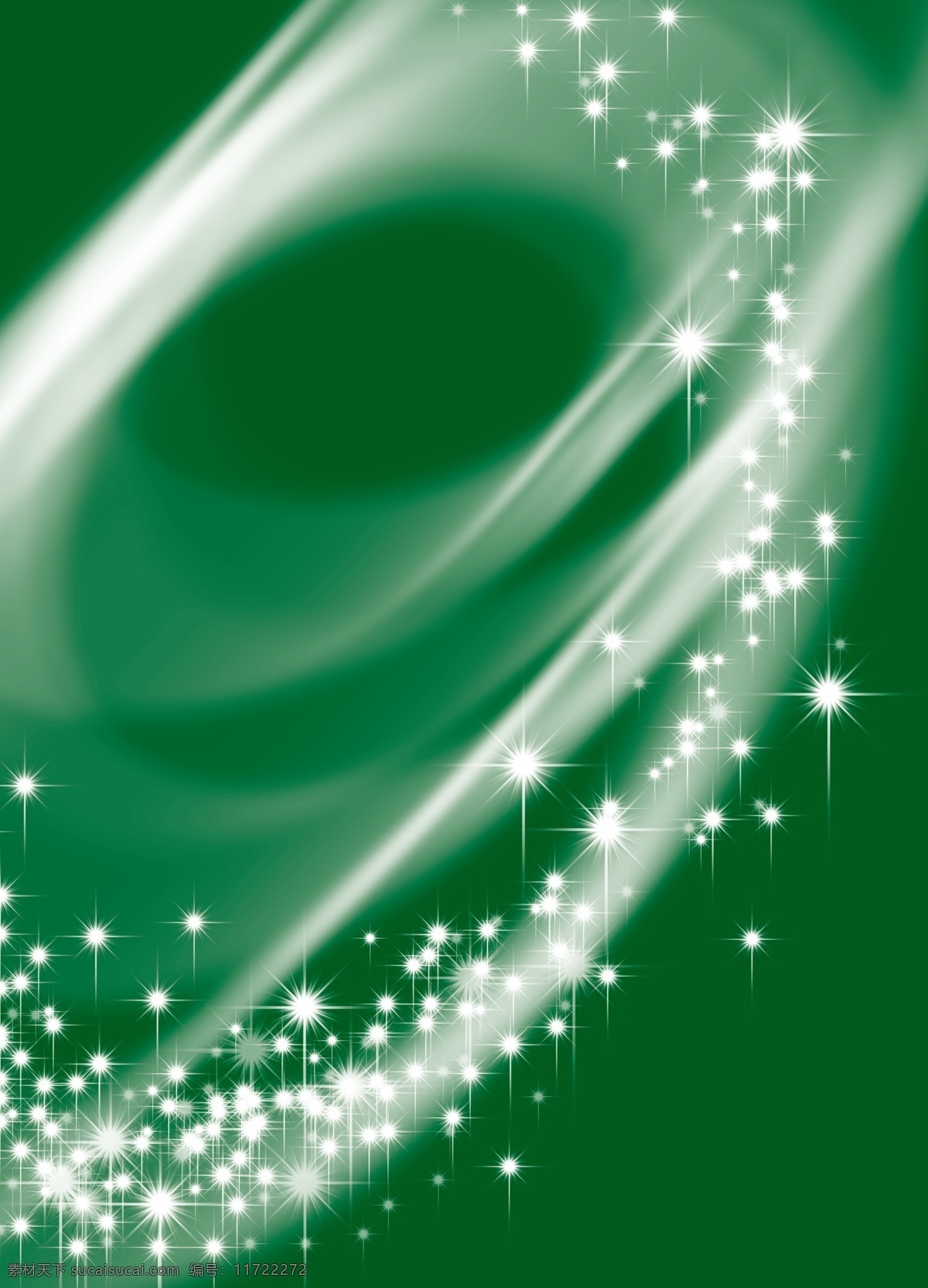 绿色背景素材 绿色 绿色背景 发光星星 星河 背景素材 分层 源文件