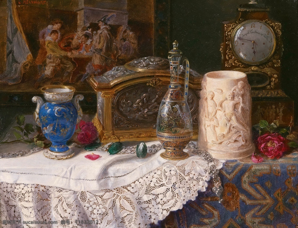 实物 杯子 罐子 器皿 静物 印象 画派 写实主义 油画 装饰画 闈 欑 墿 鍣 装饰素材