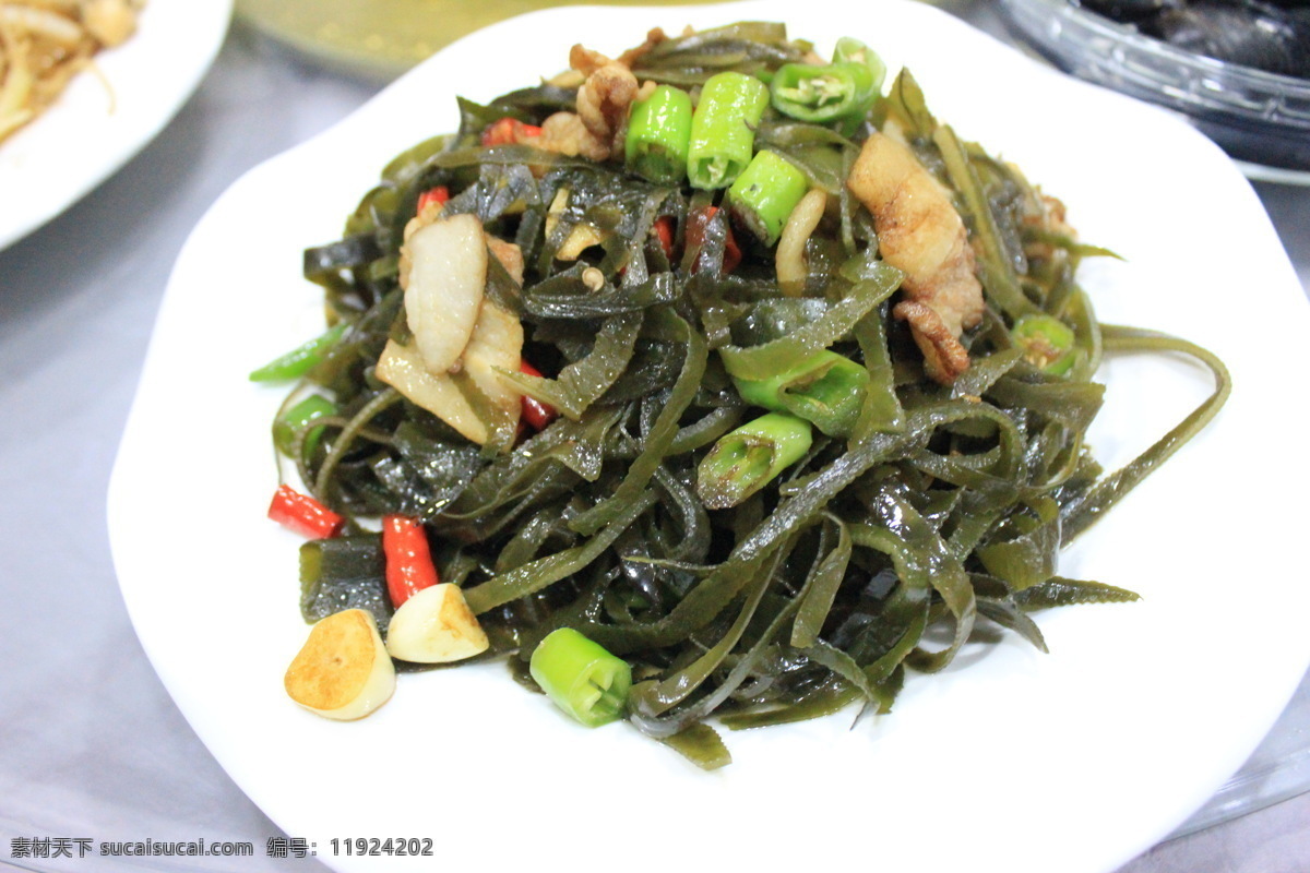 五花肉炒海带 五花肉 海带 炒肉 炒五花肉 炒海带 餐饮摄影 餐饮美食 传统美食