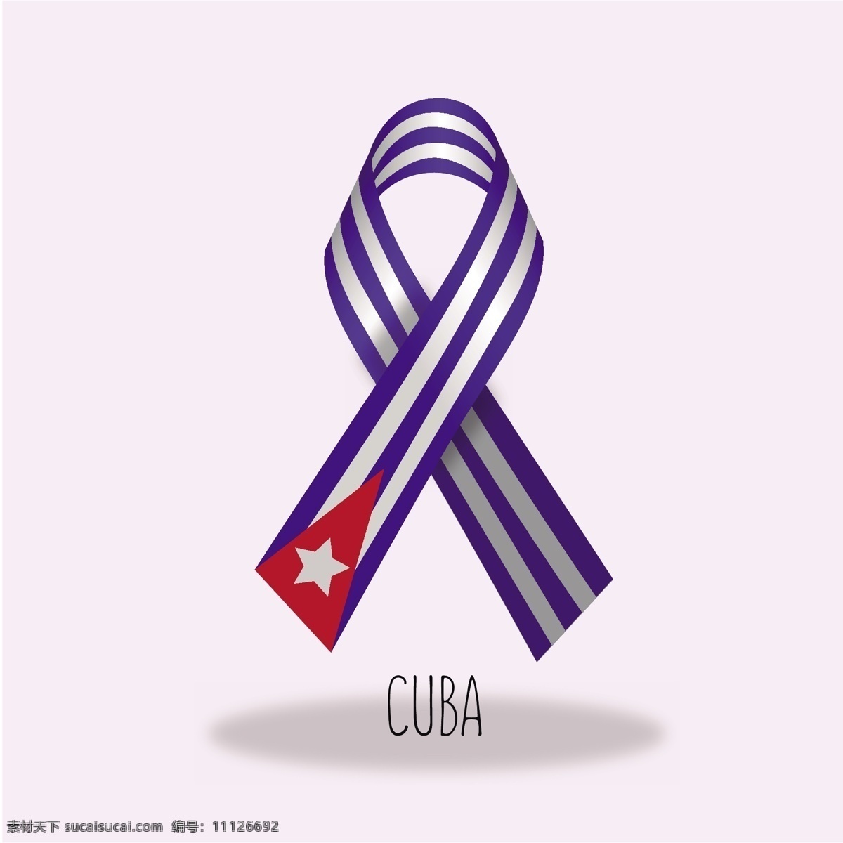 古巴 国旗 丝带 丝带设计
