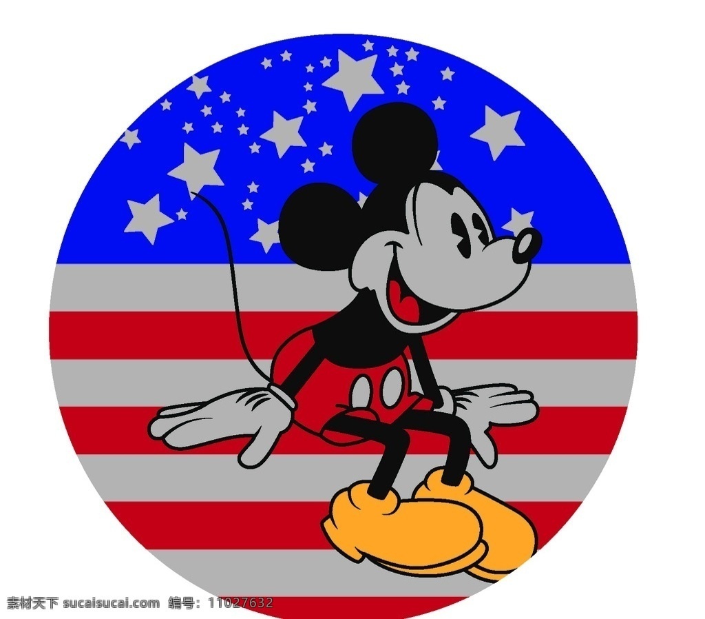 圆圈坐着米奇 坐着的米奇 字母 mickey 迪士尼 动画 卡通 米老鼠 米奇 高飞 mouse 伸手米奇 服装设计