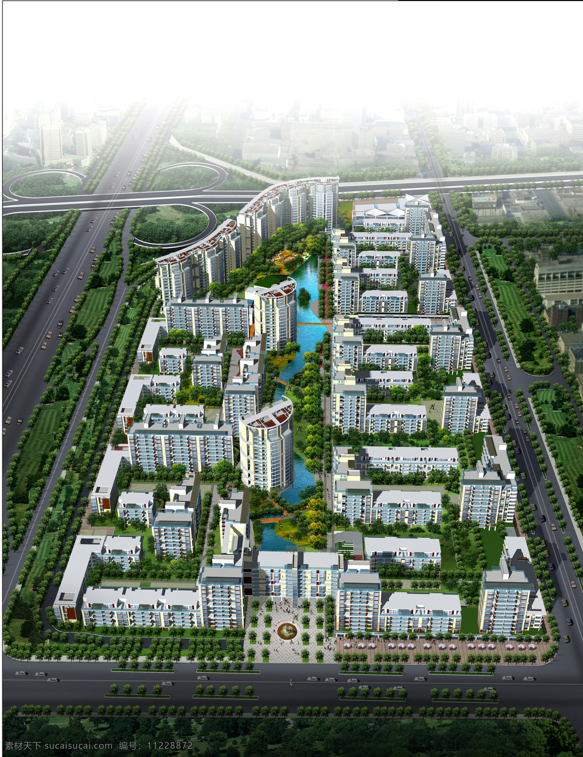 小区规划 景观 市政 公路 psd源文件