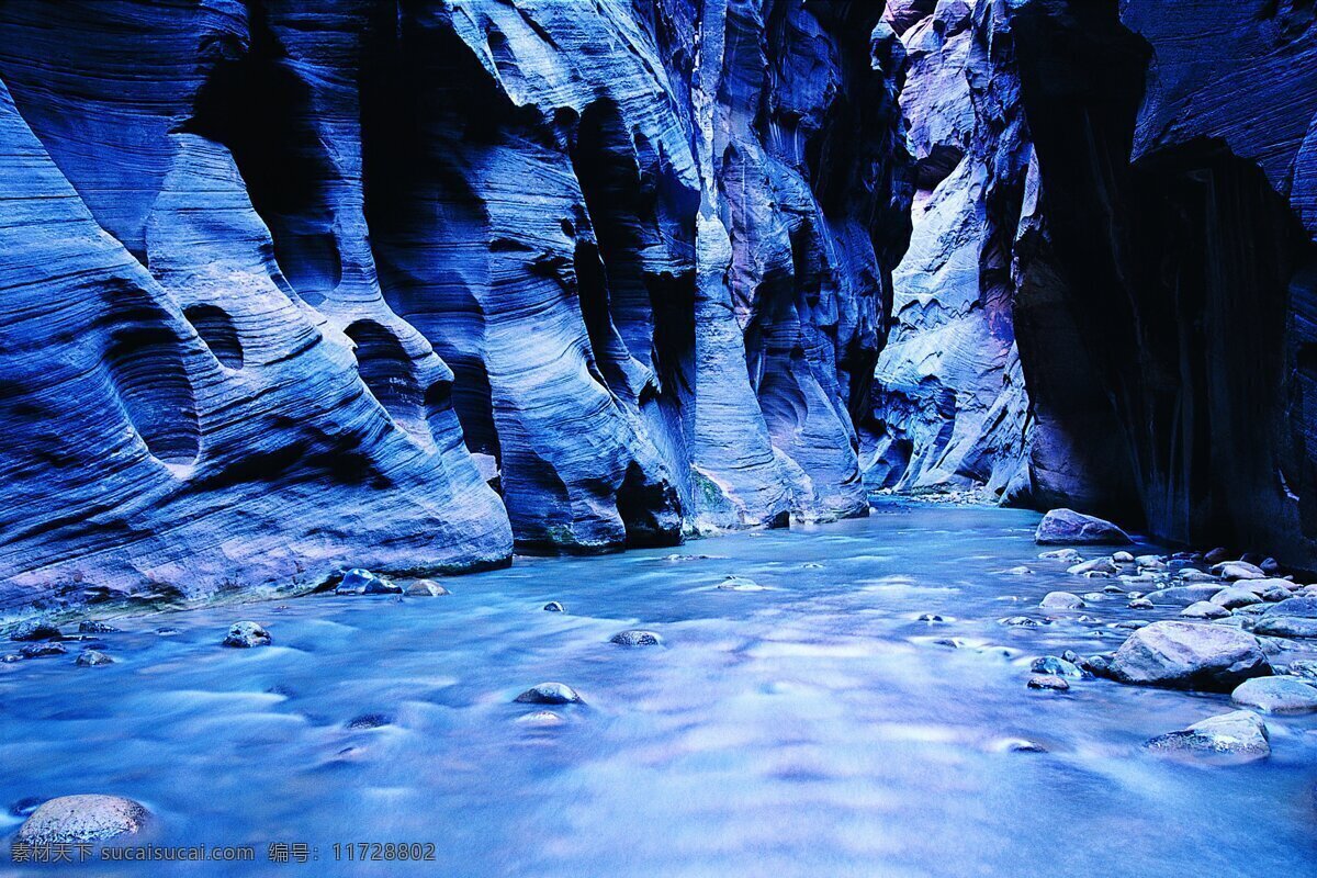 峡谷水流 峡谷 水流 石头 石壁 小溪 石壁奇观 卵石 岩石 山水风景 自然景观