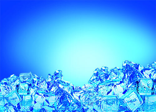 冰 力 十足 冰块 夏日 蓝色 透明冰块 清凉 青色 天蓝色