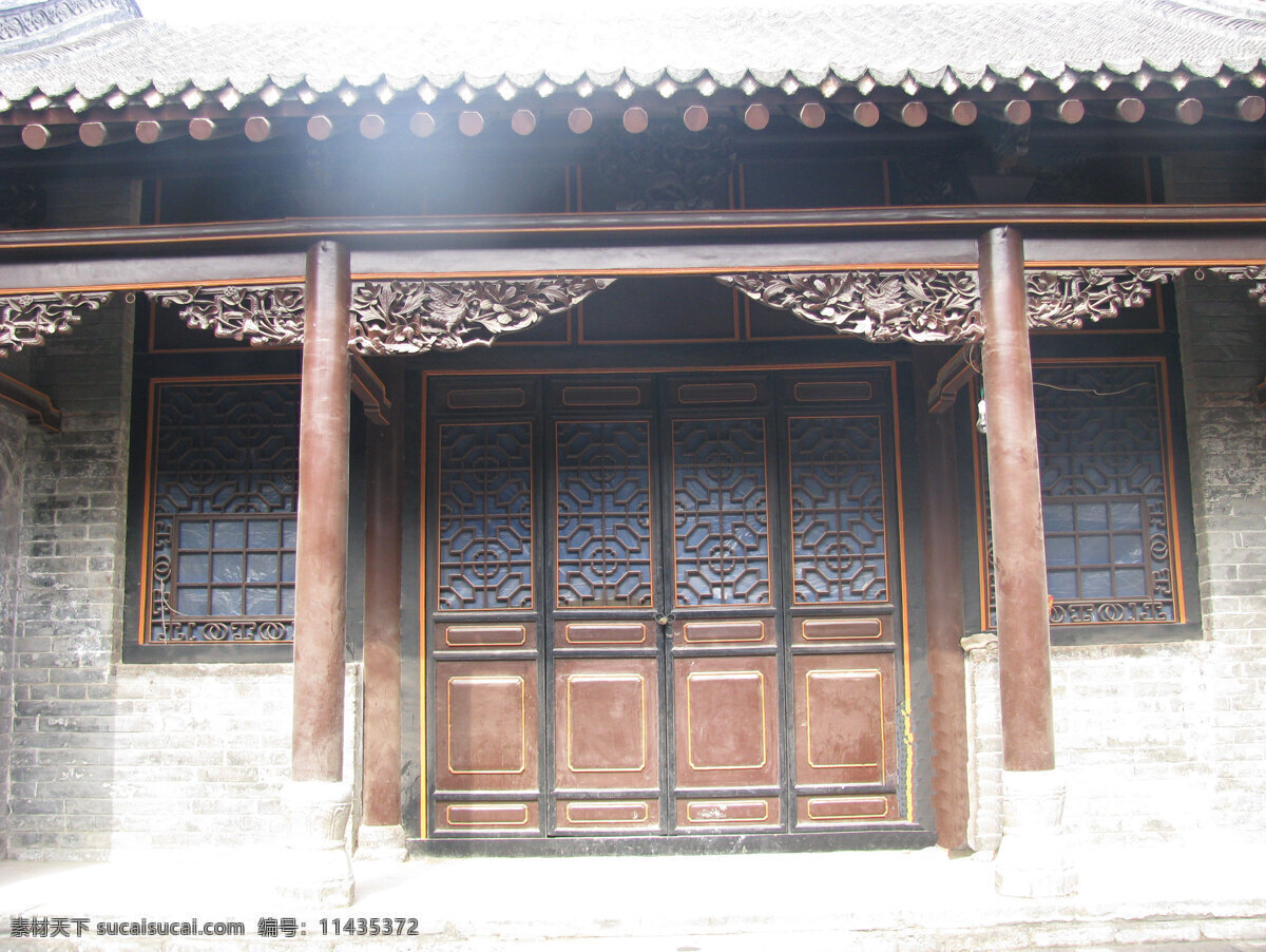 自然景观 建筑园林 古建筑 西厢房 祠堂 建筑摄影