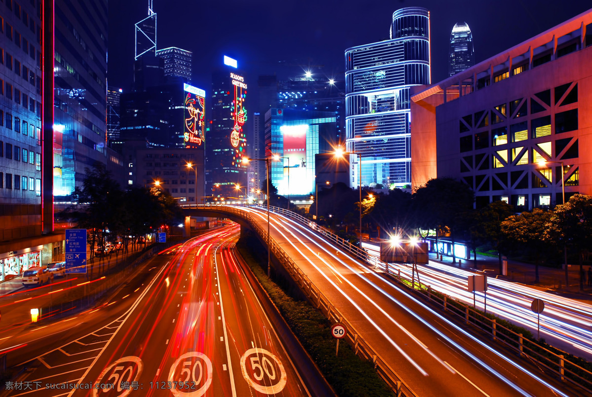 城市 公路 夜景 城市夜景 城市公路 上海夜景 高楼大厦 美丽城市风景 繁华都市 美丽风景 城市风光 环境家居