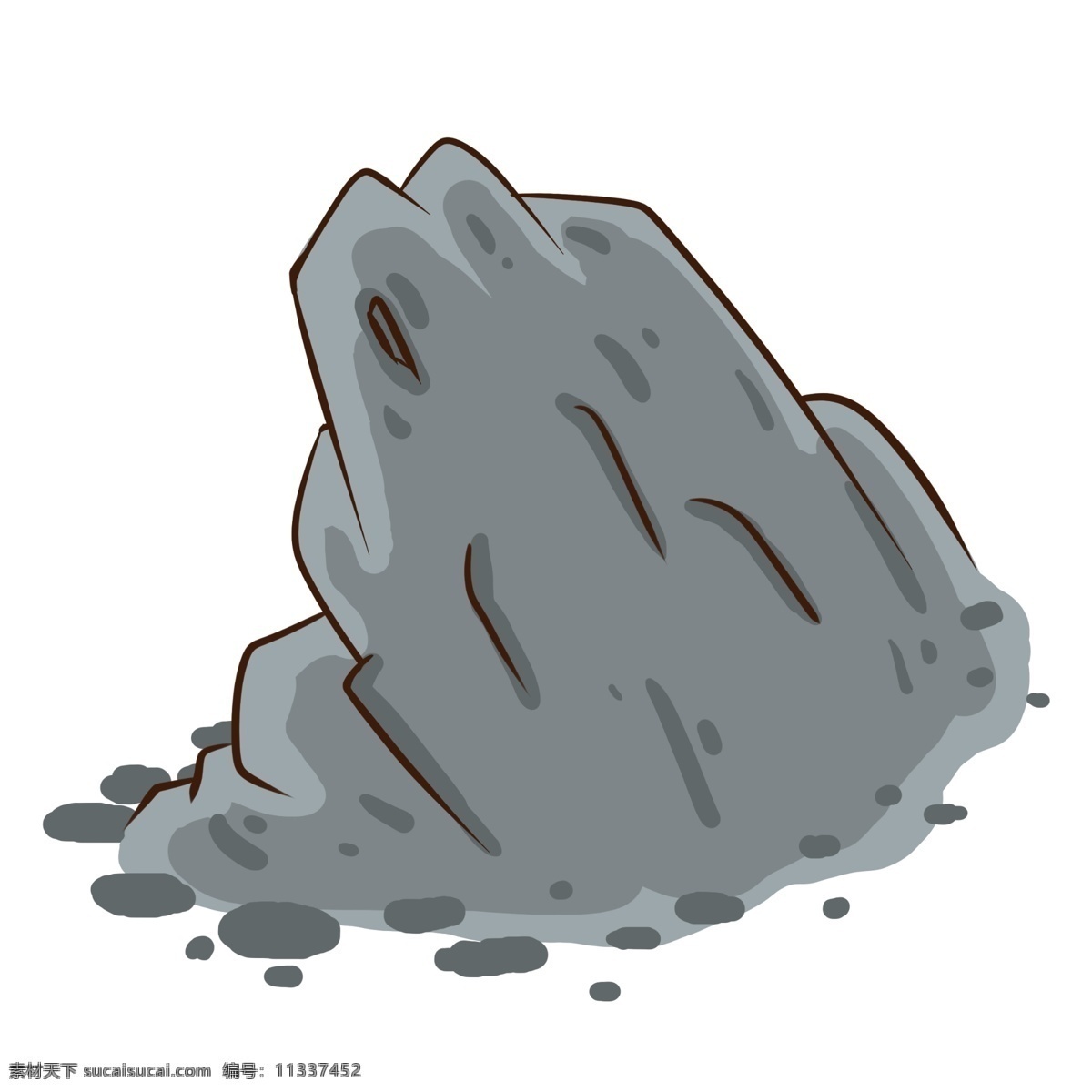 山石 免 抠 图 手绘山石 灰色山石 石头 灰色石头 手绘石头 简单的石头 石头装饰 png免抠图