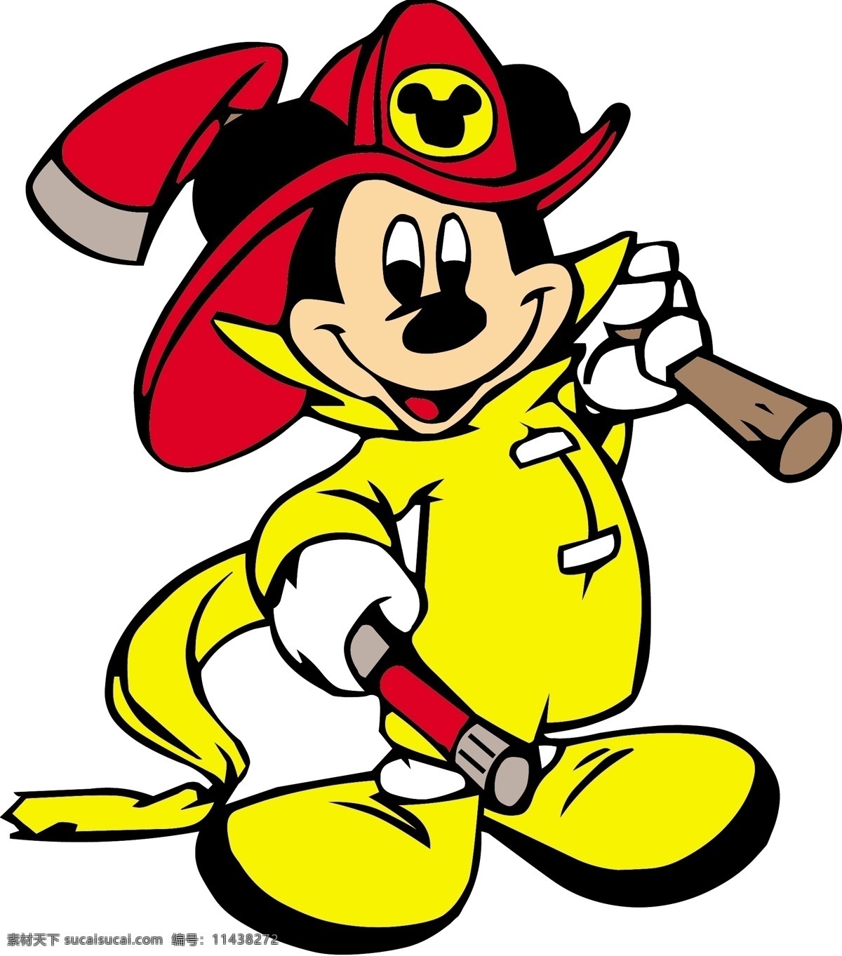 米奇 老鼠 消防员 免费 标志 消防 psd源文件 logo设计