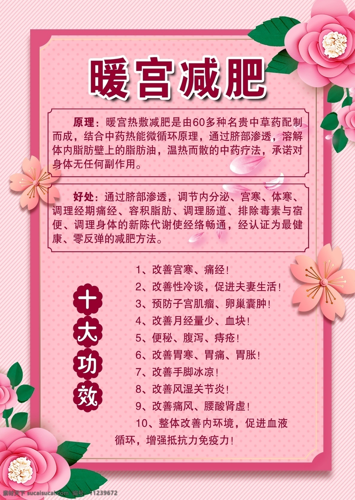暖宫减肥 暖宫 减肥 改善宫寒 改善痛经 预防疾病 改善胃寒 手脚冰凉 增强抵抗力 分层