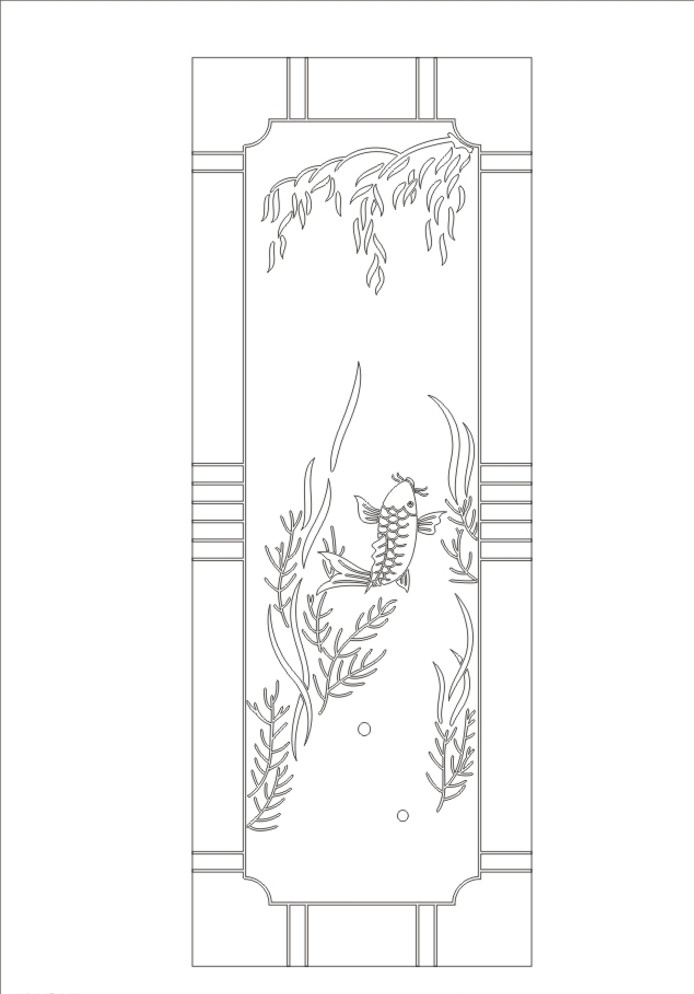 雕刻花 雕刻 古典雕刻 古典背景 花纹背景 雕刻背景 复古背景 雕刻水果 雕刻金鱼 卡通设计 白色